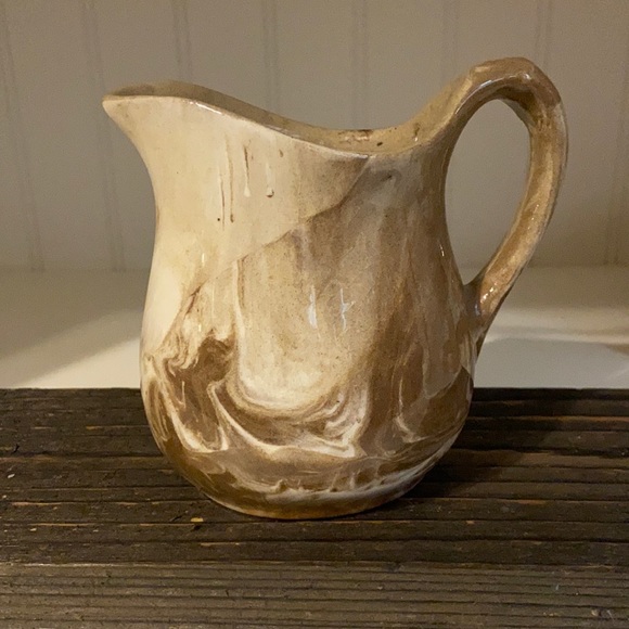 Other - Beautiful Unique Marbled Ceramic Creamer Pitcher